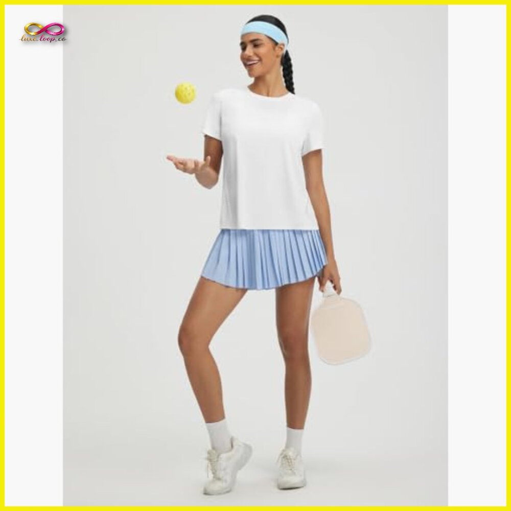 Quick Dry Workout Tank Top Split Back Reflective … - image 3